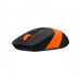 Мышь A4Tech Fstyler FG10S 2000dpi Black+Orange, USB, Wireless, бесшумная (FG10S Orange)