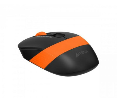 Мышь A4Tech Fstyler FG10S 2000dpi Black+Orange, USB, Wireless, бесшумная (FG10S Orange)