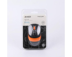 Мышь A4Tech Fstyler FG10S 2000dpi Black+Orange, USB, Wireless, бесшумная (FG10S Orange)-foto4