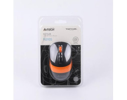 Мышь A4Tech Fstyler FG10S 2000dpi Black+Orange, USB, Wireless, бесшумная (FG10S Orange)-foto4