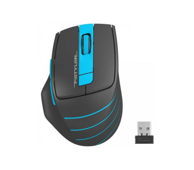 Мышь A4Tech Fstyler FG30S 2000dpi Black+Blue, USB, Wireless, бесшумная (FG30S Blue)