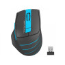 Мышь A4Tech Fstyler FG30S 2000dpi Black+Blue, USB, Wireless, бесшумная (FG30S Blue)