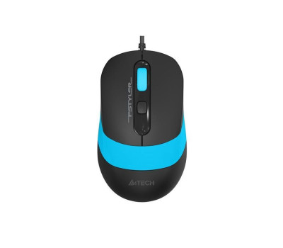 Мышь A4Tech Fstyler FM10S 1600dpi Black+Blue, USB, бесшумная (FM10S Blue)