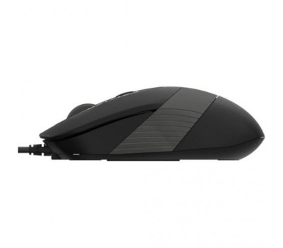 Мышь A4Tech Fstyler FM10S 1600dpi Black+Grey, USB, бесшумная (FM10S Grey)