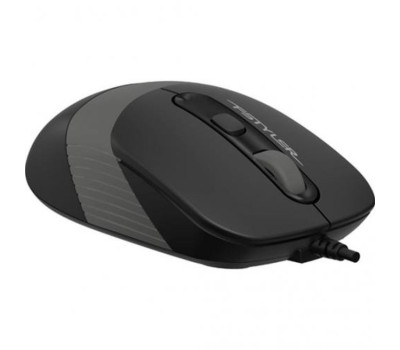 Мышь A4Tech Fstyler FM10S 1600dpi Black+Grey, USB, бесшумная (FM10S Grey)