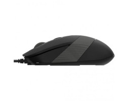 Мышь A4Tech Fstyler FM10S 1600dpi Black+Grey, USB, бесшумная (FM10S Grey)-foto4