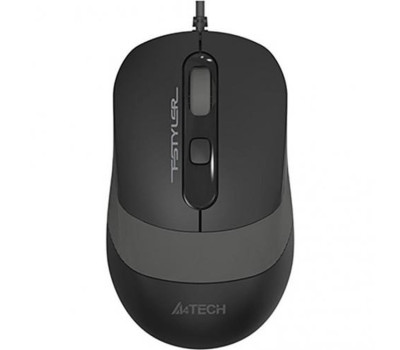 Мышь A4Tech Fstyler FM10S 1600dpi Black+Grey, USB, бесшумная (FM10S Grey)