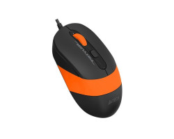 Мышь A4Tech Fstyler FM10S 1600dpi Black+Orange, USB, бесшумная (FM10S Orange)