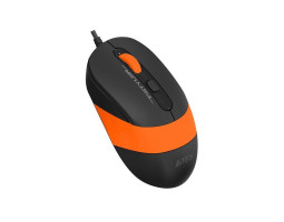 Мышь A4Tech Fstyler FM10S 1600dpi Black+Orange, USB, бесшумная (FM10S Orange)
