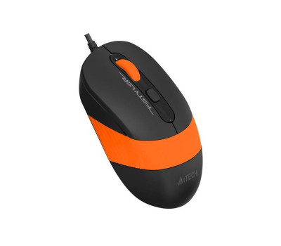 Мышь A4Tech Fstyler FM10S 1600dpi Black+Orange, USB, бесшумная (FM10S Orange)