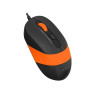Мышь A4Tech Fstyler FM10S 1600dpi Black+Orange, USB, бесшумная (FM10S Orange)