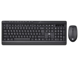 Комплект 2E MK410, Black, беспроводной, USB, до 10 м, 1200 dpi, 1xAA/ 1xAA (2E-MK410MWB)