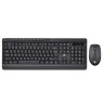 Комплект 2E MK410, Black, беспроводной, USB, до 10 м, 1200 dpi, 1xAA/ 1xAA (2E-MK410MWB)
