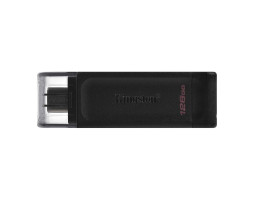 USB3.2 128GB Type-C Kingston DataTraveler 70 Black (DT70/ 128GB)