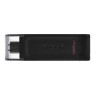 USB3.2 128GB Type-C Kingston DataTraveler 70 Black (DT70/ 128GB)
